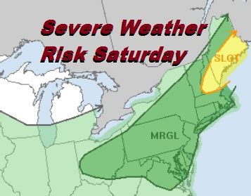 Low severe weather risk late Monday